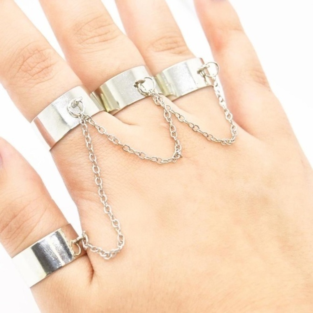 Connected Chain Ring - Picture 2 of 4